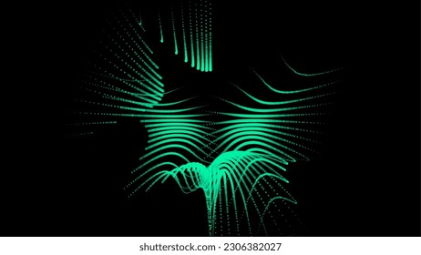 Groups of explosions and bursts of energy. Scattering galaxies, universes and stars. Gravitation curves trajectories. Sea of information. Net point forms space power fabric. Light receding surface.
