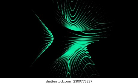 Groups of explosions and bursts of energy. Scattering galaxies, universes and stars. Gravitation curves trajectories. Sea of information. Net point forms space power fabric. Light receding surface.
