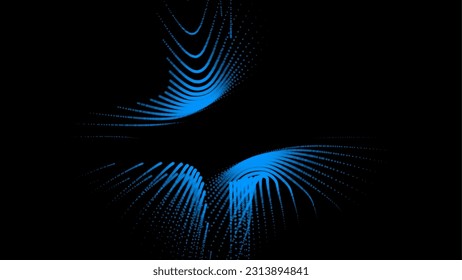 Groups of explosions and bursts of energy. Scattering galaxies, universes and stars. Gravitation curves trajectories. Sea of information. Net point forms space power fabric. Light receding surface.