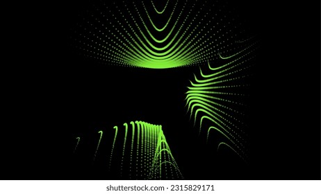 Groups of explosions and bursts of energy. Scattering galaxies, universes and stars. Gravitation curves trajectories. Sea of information. Net point forms space power fabric. Light receding surface.