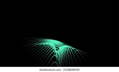 Groups of explosions and bursts of energy. Scattering galaxies, universes and stars. Gravitation curves trajectories. Sea of information. Net point forms space power fabric. Light receding surface.