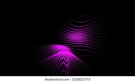 Groups of explosions and bursts of energy. Scattering galaxies, universes and stars. Gravitation curves trajectories. Sea of information. Net point forms space power fabric. Light receding surface.