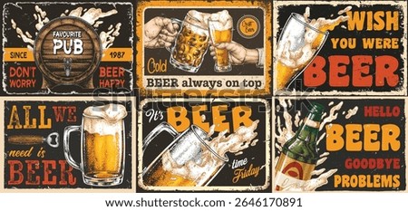 Groups of friends gather at a cheerful pub savoring cold beers together. Laughter fills the air as they toast to good times. The pub is decorated with vintage beer signs adding charm.