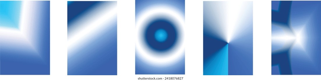 groupset vector gradient abstract for backgrounds or other design purposes