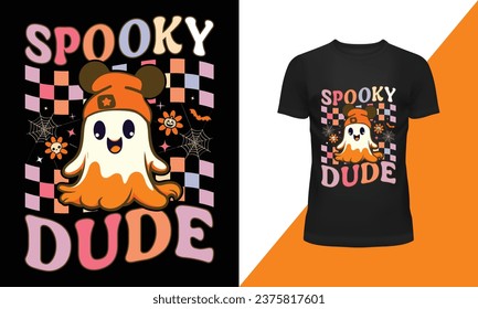 Grovvy Spooky Dude Halloween t-shirt