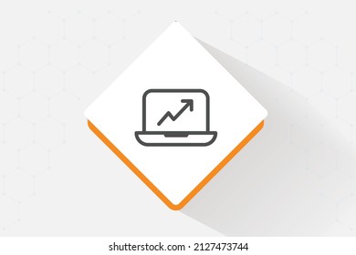 Crecer diseño vectorial de iconos de negocios