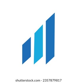 grow finance logo illustration design
