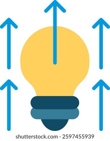 Grow Flat Illustration Vector Design