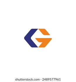 Grow G clean simple letter G with arrow logo design