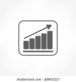 grow graph icon