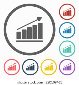 grow graph icon