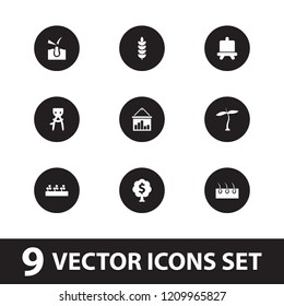 Grow icon. collection of 9 grow filled icons such as plant, board, hair removal, sprout plants, money tree, shave hair in skin. editable grow icons for web and mobile.
