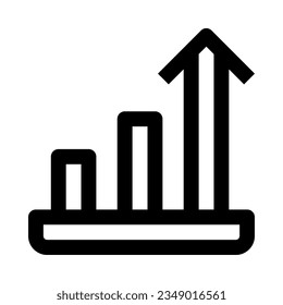 crezca icono para su sitio web, móvil, presentación y diseño de logotipo.