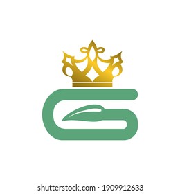 grow king tree leaf logo design