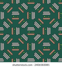 Grow Light LED Stripe vector concept colored seamless pattern