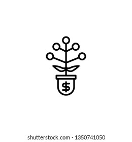Grow line icon
