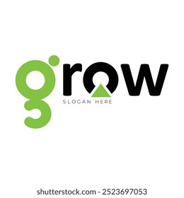 The grow logo for business logo, company logo, Health logo and etc.