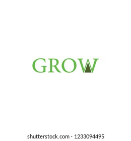 GROW logo design