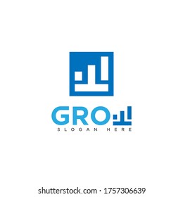Grow Up Logo Design Template