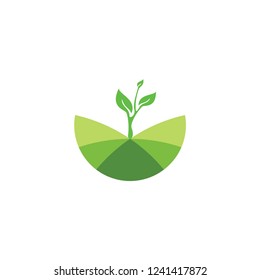 Grow Up logo design,Environmental care logo