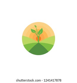 Grow Up logo design,Environmental care logo