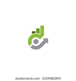 grow up logo green vector