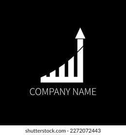 Grow logo vector, Linear creative minimal monogram symbol, geometric logo, Abstract business company logo
