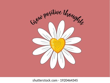 grow with positive butterfly daisy spring dreamer butterflies and daisies positive quote flower design margarita 
mariposa
stationery,mug,t shirt,phone case fashion slogan  style spring summer sticker