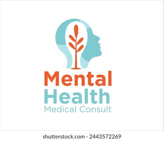 grow tree and mental health logo designs
