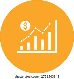 Icono de Vector de crecimiento. Se puede utilizar para aplicaciones de impresión, móviles y de Web.