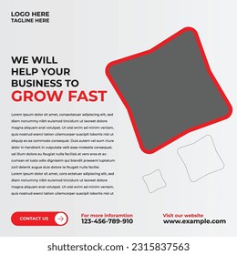 Grow your business with Creative and Unique Social media post design