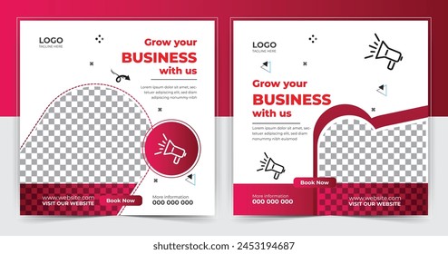 Grow your business for social media post design 