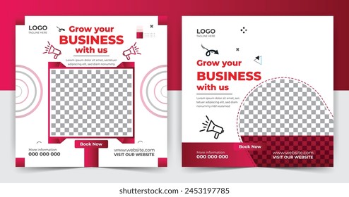 Grow your business for social media post design 