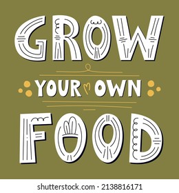 8,274 Grow Own Food Images, Stock Photos & Vectors | Shutterstock