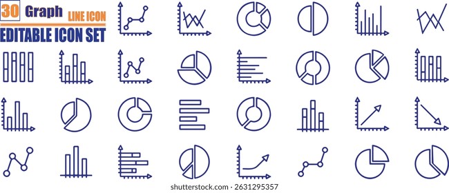 Growing bar graph icon set. Containing performance, gain, improvement, grow, chart, increase, evolution and development icons.
