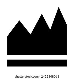 Growing bar graph icon sets