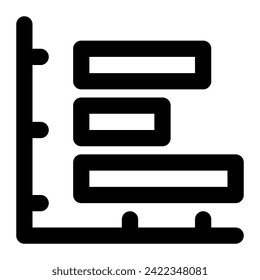 Juegos de iconos de gráficos de barras de crecimiento