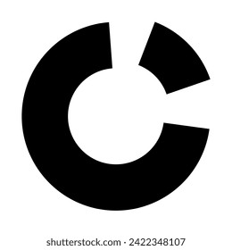 Growing bar graph icon sets