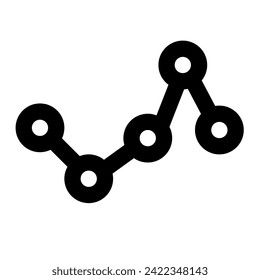 Growing bar graph icon sets