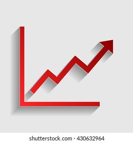 Growing bars graphic sign