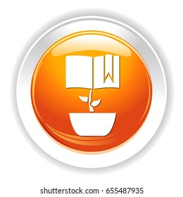 growing book icon