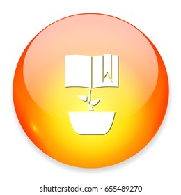 growing book icon