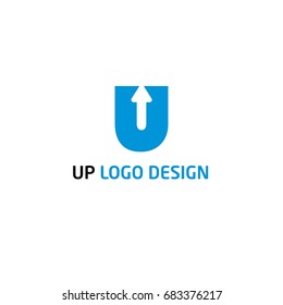 growing business arrow boost up vector logo icon