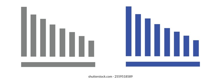 Growing business Color arrow with bar chart, Profit arrow Vector Illustration . Business concept, growing chart. Concept of sales symbol icon with arrow moving up. Economic Arrow With Growing Trend.