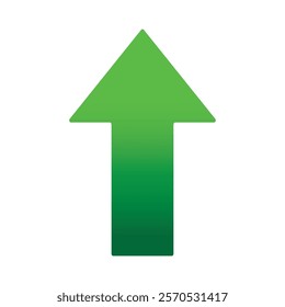 Growing business green arrow going up. Profit arow Vector illustration. Business concept, growing chart. Concept of sales symbol icon with arrow moving up. Economic green Arrow With Growing Trend.