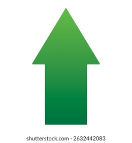 Growing business green arrow going up. Profit arow Vector illustration. Business concept, growing chart. Concept of sales symbol icon with arrow moving up. Economic green Arrow With Growing Trend.