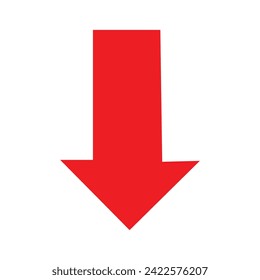 Growing business red arrow on white, Profit red arrow, Vector illustration. Business concept, growing chart. Concept of sales symbol icon with arrow moving up. Vector illustration. Eps file 106.