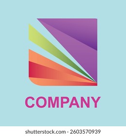 Growing chart business finance logo