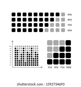 Growing chart. Financial bar diagram showing increasing profits. Vector illustration.