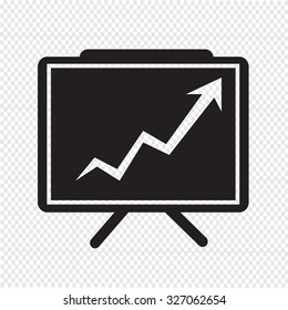 Growing Chart Presentation Icon